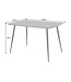 Invicta Interior Eettafel APARTMENT 120 cm, grijze steenlook met zwart metalen frame - 47064