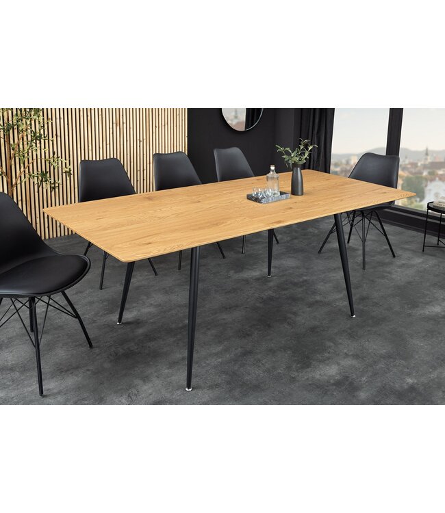 Invicta Interior Eettafel APARTMENT 120-160 cm uitschuifbaar, natuurlijke look van wild eikenhout - 47069
