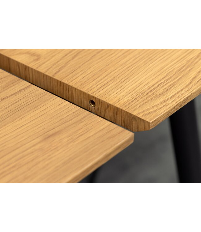 Invicta Interior Eettafel APARTMENT 120-160 cm uitschuifbaar, natuurlijke look van wild eikenhout - 47069