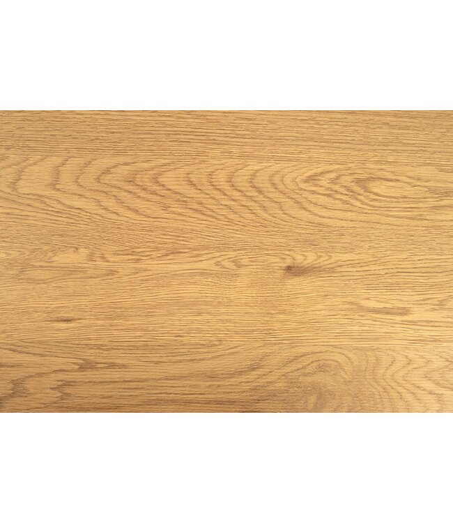 Invicta Interior Eettafel APARTMENT 140 cm, natuurlijke eikenhoutlook met zwart metalen frame - 47065