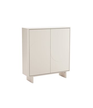 Invicta Interior Highboard SAVOY 130 cm 3D met wit marmeren keramisch blad - 47799