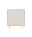 Invicta Interior Highboard SAVOY 130 cm 3D met wit marmeren keramisch blad - 47799