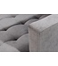 Invicta Interior Hoekbank STOCKHOLM 220 cm 3-zits met pocketvering en koordbekleding, grijs - 46775