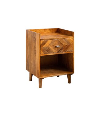 Invicta Interior Nachtkastje INFINITY 55cm mango naturel bruin - 47561