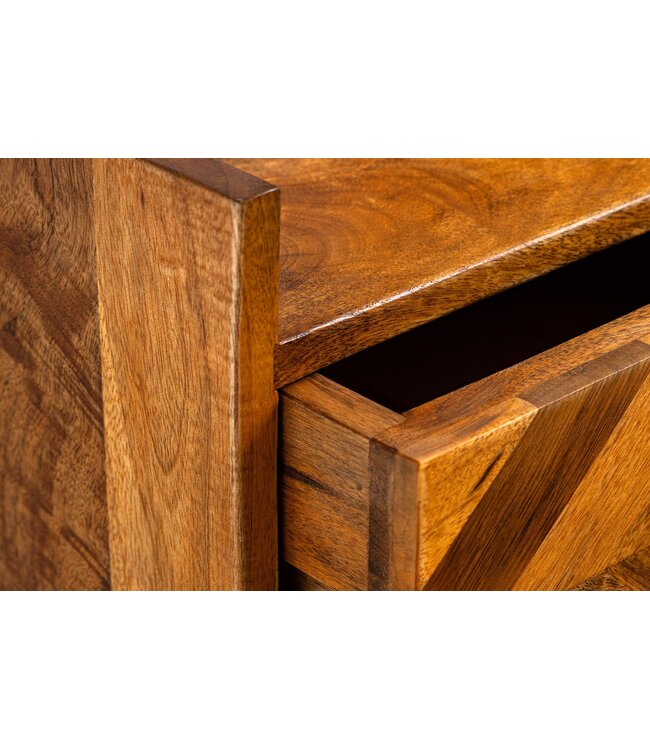 Invicta Interior Nachtkastje INFINITY 55cm mango naturel bruin - 47561