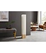 Invicta Interior Staande lamp AGAPUNE 120cm bamboe naturel bruin met witte lampenkap - 47905