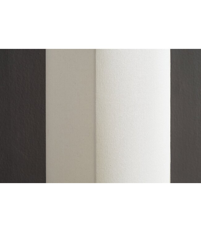 Invicta Interior Staande lamp AGAPUNE 120cm bamboe naturel bruin met witte lampenkap - 47905