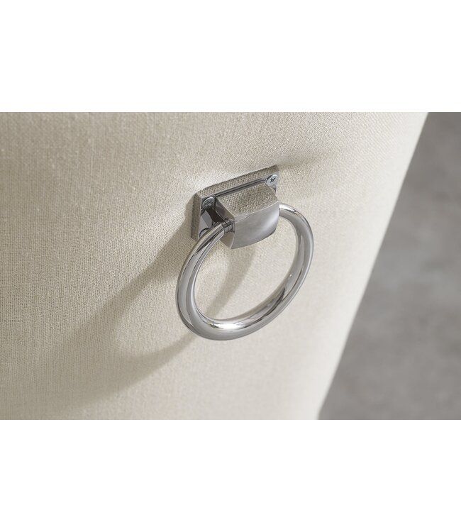 Invicta Interior Stoel CASTLE met comfortabele handgreep, linnen stof, beige, in barokstijl - 47536