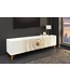 Invicta Interior TV-bord GOLDEN SUNSET 180cm 3D mangohout wit - 48411