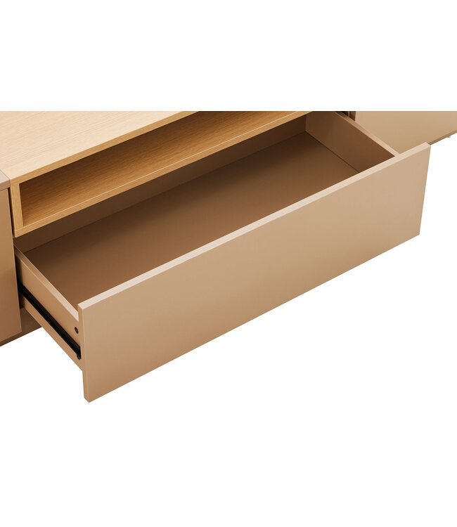 Invicta Interior TV-bord LOFT 160 cm naturel grijsbeige - 47812