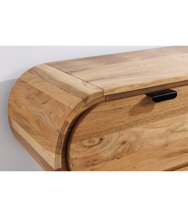 Invicta Interior TV-bord ORGANIC 160cm hangend, acaciahout naturel - 47756