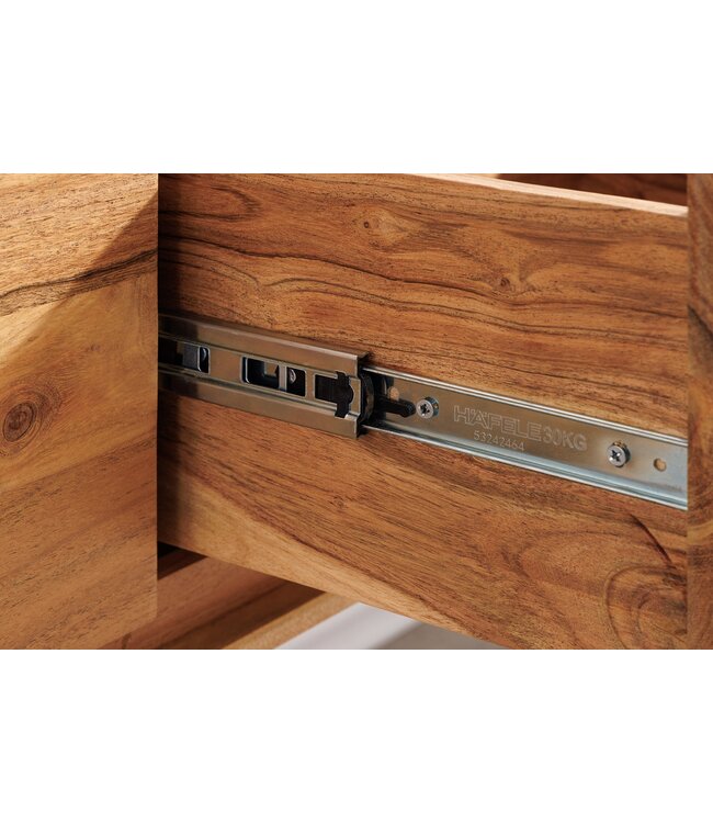 Invicta Interior TV-bord ORGANIC 160cm hangend, acaciahout naturel - 47756