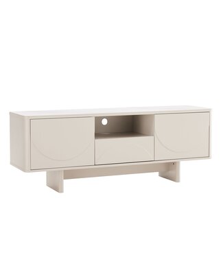 Invicta Interior TV-meubel SAVOY 150cm 3D met wit marmeren keramisch blad - 47798