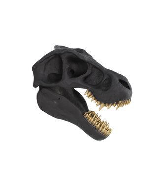 Invicta Interior Wanddecoratie sculptuur T-REX 40 cm zwart - 48059