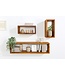 Invicta Interior Wandplank HEMINGWAY 43-94cm set van 3 sheesham naturel - 41929