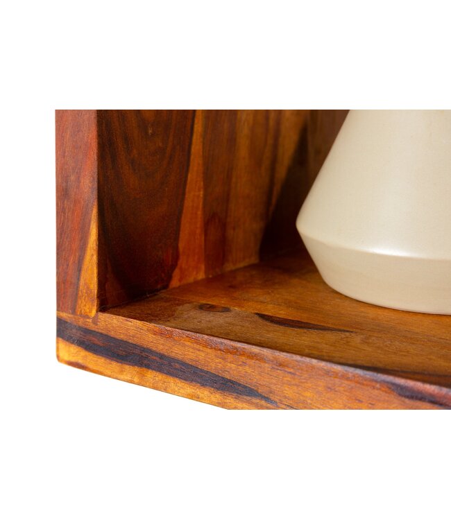 Invicta Interior Wandplank HEMINGWAY 43-94cm set van 3 sheesham naturel - 41929