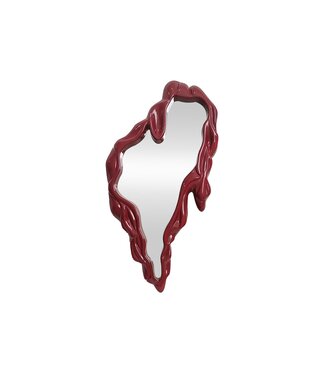 Invicta Interior Wandspiegel FLUIDUM 150cm rood - 48183