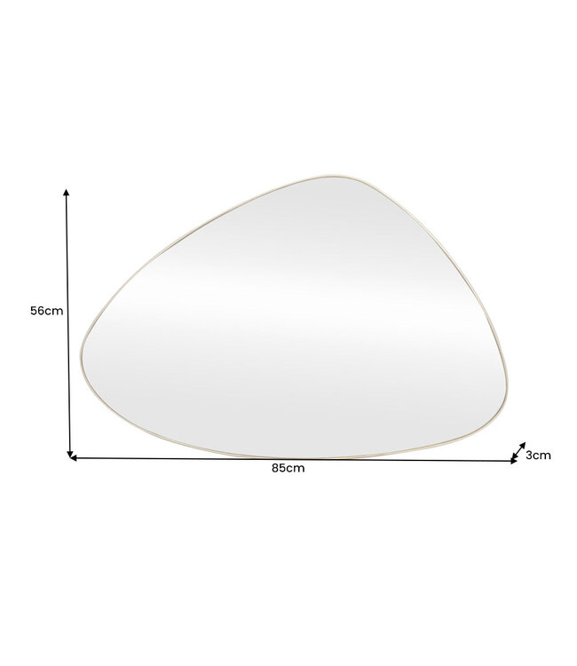 Invicta Interior Wandspiegel NOEMI 85 cm goud - 48185