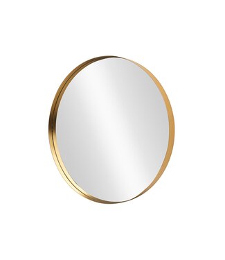 Invicta Interior Wandspiegel PORTRAIT 60 cm rond aluminium goud - 48239