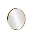 Invicta Interior Wandspiegel PORTRAIT 60 cm rond aluminium goud - 48239