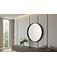 Invicta Interior Wandspiegel PORTRAIT 60 cm rond aluminium zwart - 48240