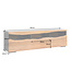 Invicta Interior TV-bord GRAND ACACIA 180 cm, acaciahout met natuurlijke rand en LED-verlichting - 44097