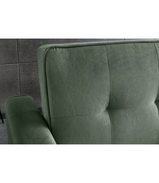 Invicta Interior Slaapbank SMART 180 cm 2-zits, snoergroen - 47593