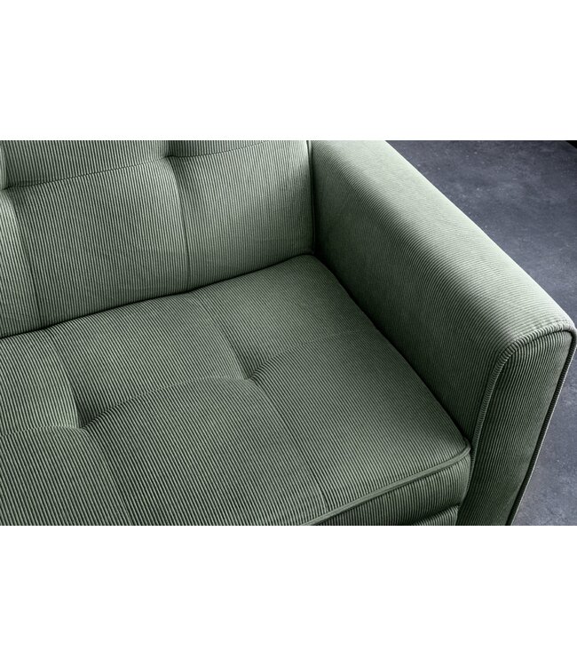 Invicta Interior Slaapbank SMART 180 cm 2-zits, snoergroen - 47593