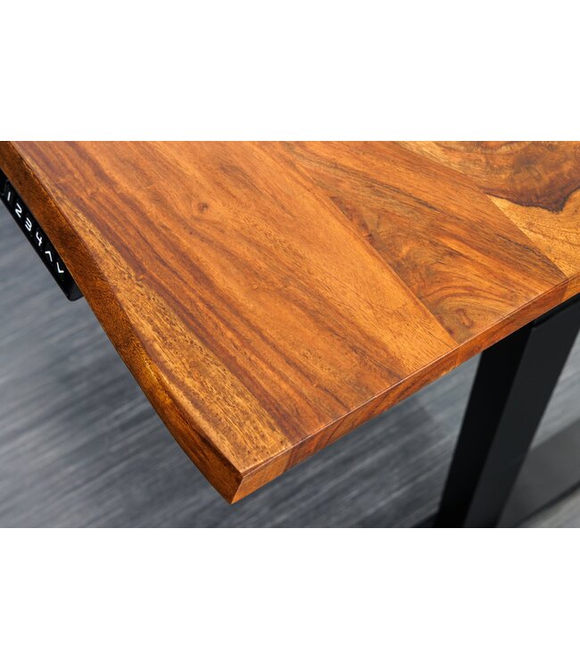 Invicta Interior Bureau MAMMUT 140 cm tafelblad van sheeshamhout zonder poten - 45307