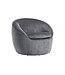Invicta Interior Fauteuil ALPINE 360° draaibaar, met structuurstof, grijs - 46863