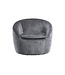 Invicta Interior Fauteuil ALPINE 360° draaibaar, met structuurstof, grijs - 46863