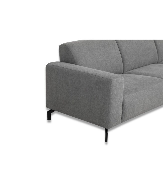 DGB Agenturen Hoekbank Aviano licht grijs 2,5 zits- Bloq167