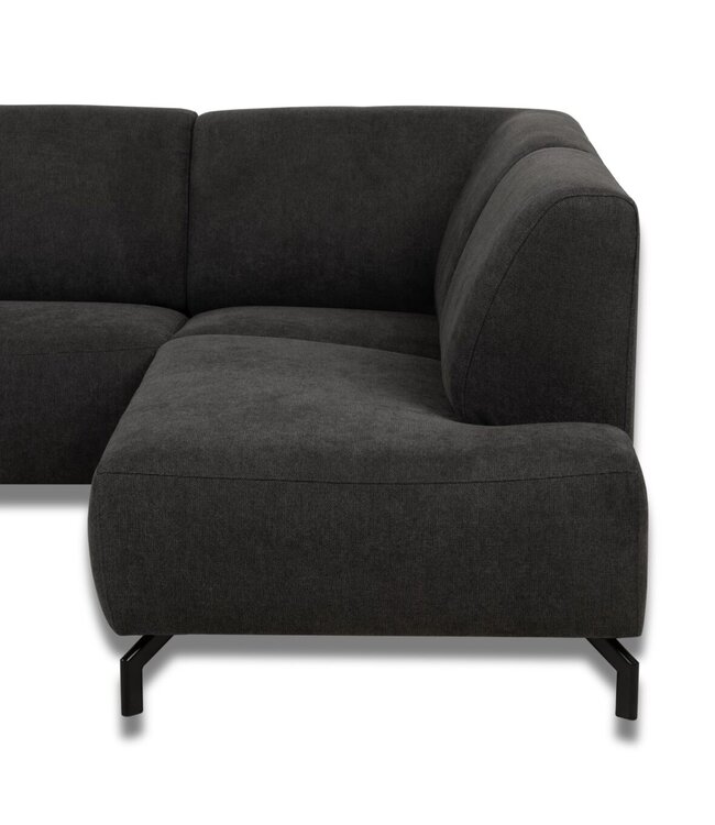 DGB Agenturen Hoekbank Aviano Antraciet 2,5 zits- Bloq67