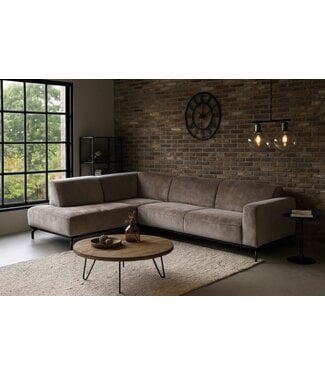 DGB Agenturen Hoekbank Avola 2.5 zits Bruin- Aphrodite6