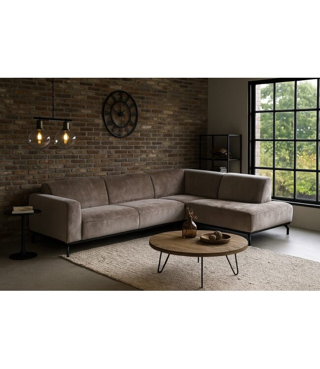 DGB Agenturen Hoekbank Avola 2.5 zits Bruin- Aphrodite6