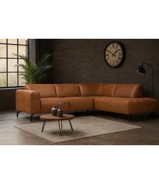 DGB Agenturen Hoekbank Bari 2.5 zits Cognac- Kentucky9