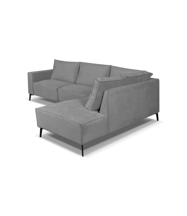 DGB Agenturen Hoekbank Ellie 2.5 zits Grijs- Memphis6