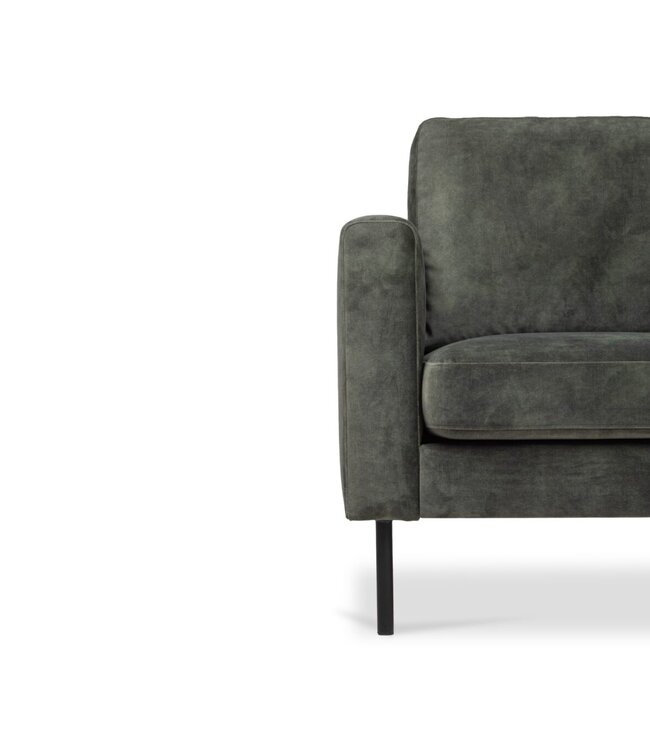 DGB Agenturen Hoekbank Gardolo 2.5 zits Velvet groen- Adore156