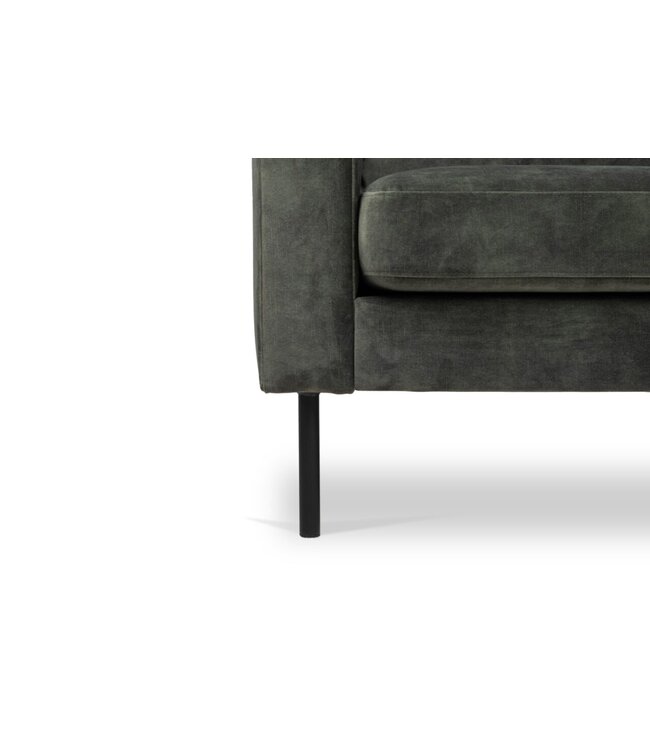 DGB Agenturen Hoekbank Gardolo 2.5 zits Velvet groen- Adore156