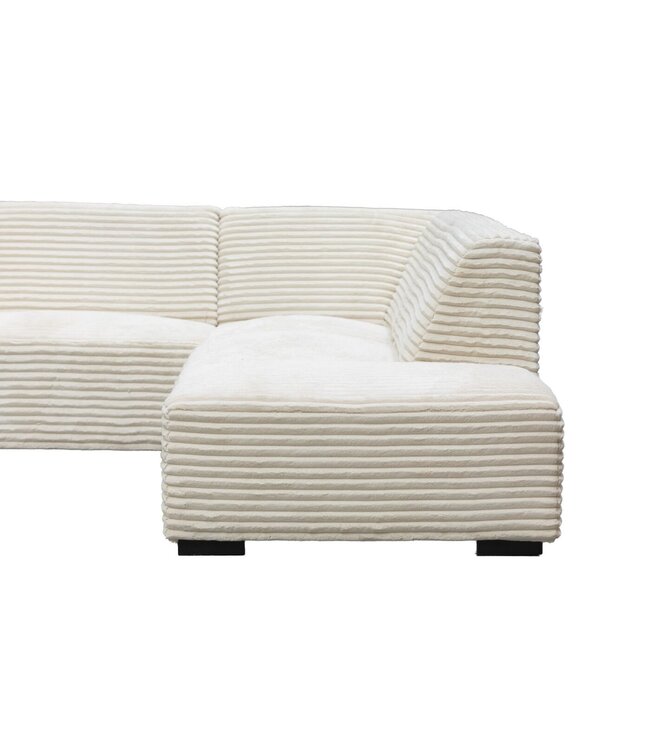 DGB Agenturen Hoekbank Graz 2.5 zits grijs ribstof- Zoom19 - Copy