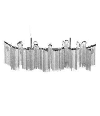 Invicta Interior Hanglamp ELEGANCE 118 cm metaal zilver - 39107