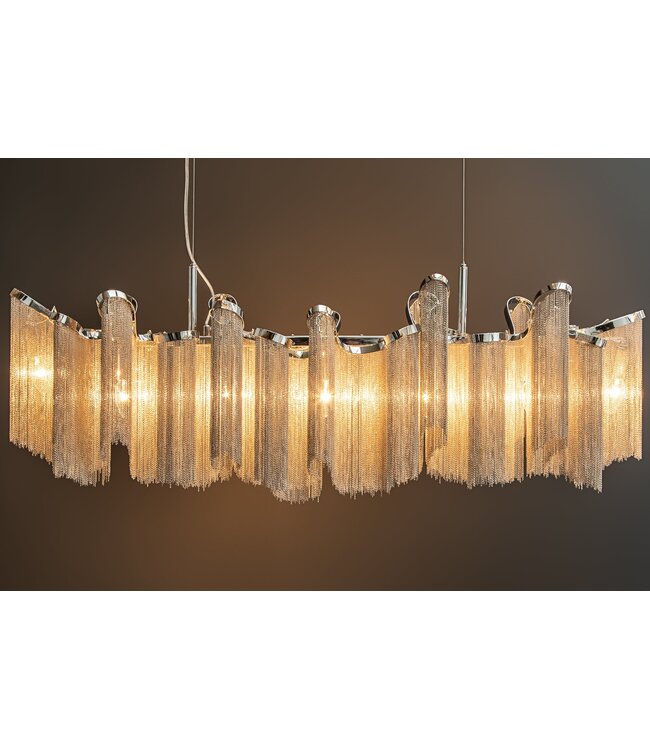 Invicta Interior Hanglamp ELEGANCE 118 cm metaal zilver - 39107