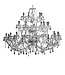 Invicta Interior Kroonluchter met diamanten, 30 armen, helder. - 1714