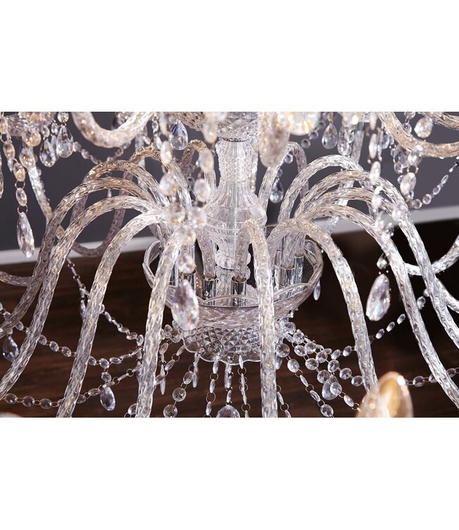 Invicta Interior Kroonluchter met diamanten, 30 armen, helder. - 1714