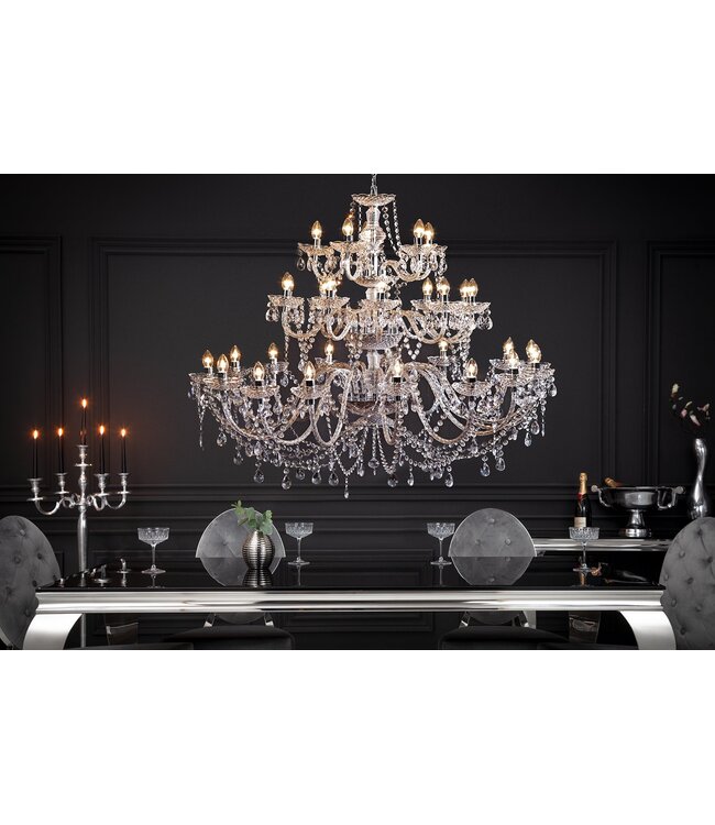 Invicta Interior Kroonluchter met diamanten, 30 armen, helder. - 1714