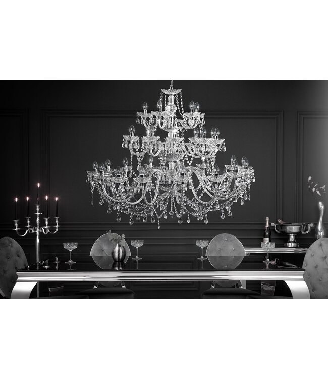 Invicta Interior Kroonluchter met diamanten, 30 armen, helder. - 1714