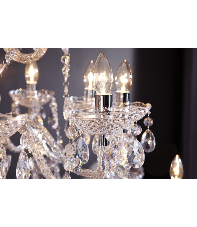 Invicta Interior Kroonluchter met diamanten, 30 armen, helder. - 1714