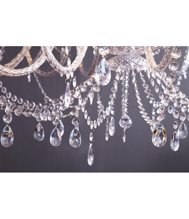 Invicta Interior Kroonluchter met diamanten, 30 armen, helder. - 1714