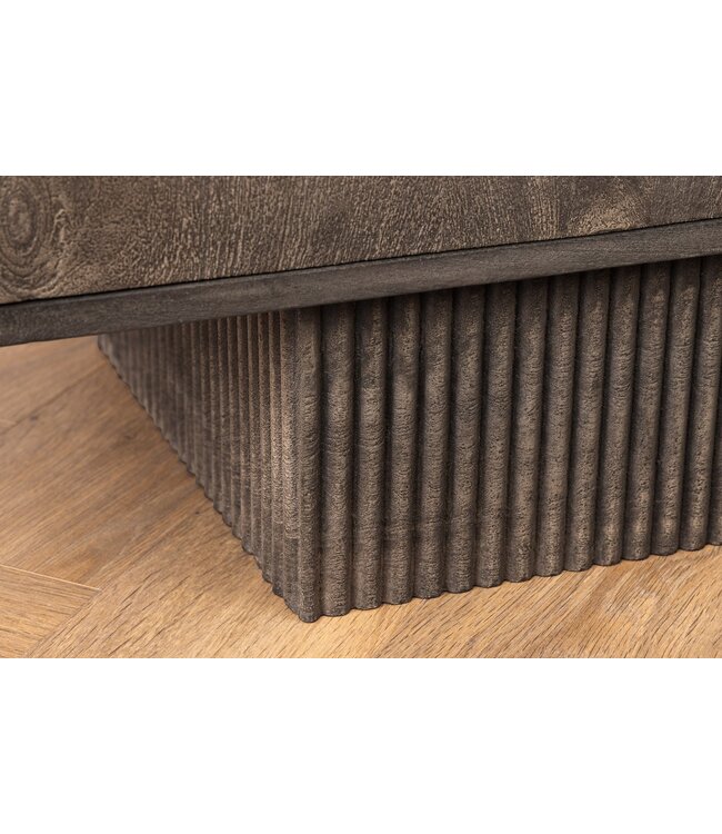 Invicta Interior Dressoir ART DECO 170 cm 3D mangohout grijs - 46801