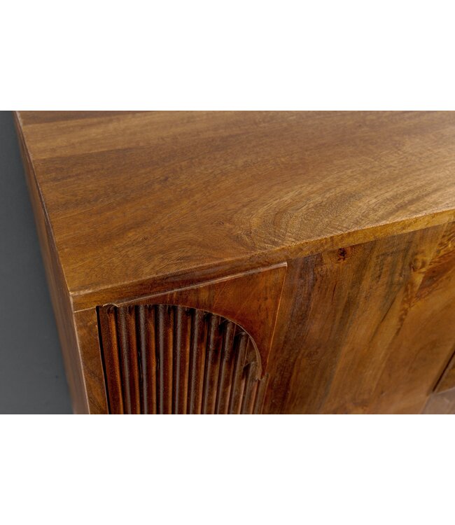 Invicta Interior Dressoir ART DECO 170 cm 3D mangohout bruin - 46802